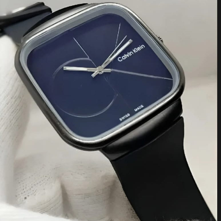 Calvin Klein Mens Watch With Square Dial Elegant Modern And Durable Timepiece